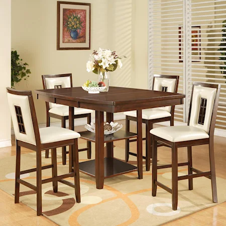 5 Piece Bradley Gathering Table & Stool Set